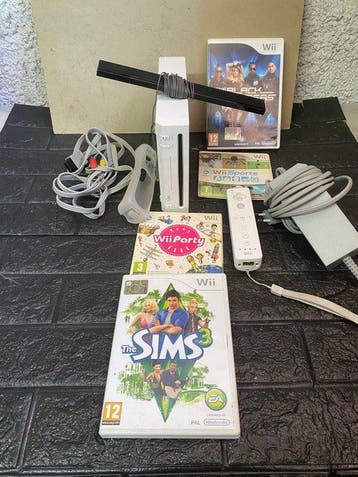 Nintendo - Wii - Wii - Videogameconsole + games - Zonder, Nieuw