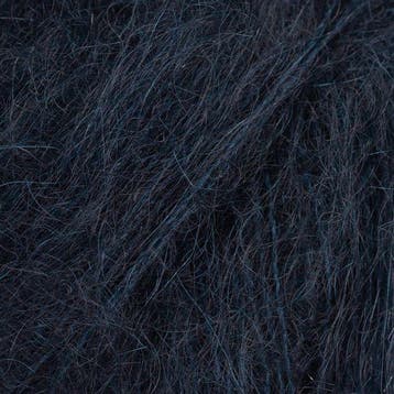 DROPS Kid-Silk Uni Colour - 65 donker marineblauw - Mohair, Ophalen of Verzenden, Nieuw