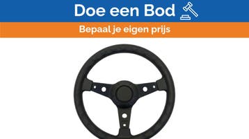 Bieden: 3-Spoke Boat Steering Wheel Black D330mm  S330, Ophalen of Verzenden, Nieuw, Overige typen, Zeilboot of Motorboot