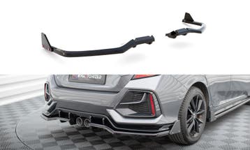 Diffuser met Canards Honda Civic Sport 2020 - 2023 Maxton, Ophalen of Verzenden, Nieuw