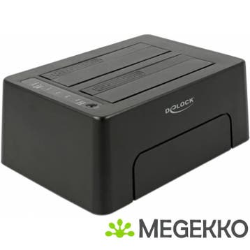 Delock 63957 USB Type-C 10 Gbps dockingstation voor 2 x SATA, Computers en Software, Verzenden, Nieuw, DeLock