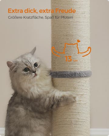Feandrea Krabpaal 85 cm Hoog met Extra Dikke Stam (13 cm) vo, Verzenden, Nieuw