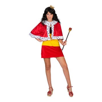 Kleine Koningin cape rood, Kleding | Dames, Carnavalskleding en Feestkleding, Ophalen of Verzenden, Nieuw