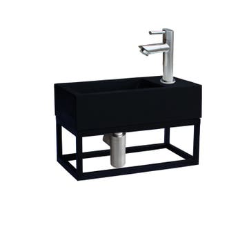 Sani Royal Fontein Frame Mat Zwart Quartz RVS, Tuin en Terras, Waterpartijen en Fonteinen, Nieuw