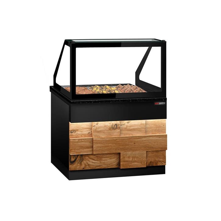GGM Gastro | Warm buffet TORONTO - 1250mm - houten front - |, Zakelijke goederen, Horeca | Meubilair en Inrichting, Nieuw in verpakking