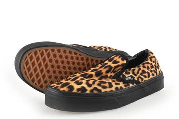 Vans Instappers in maat 37 Panter, Overige kleuren, Verzenden, Instappers, Zo goed als nieuw