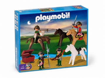 Playmobil Middeleeuwse Krijgers met Paarden - 9525 (Nieuw), Verzenden, Nieuw