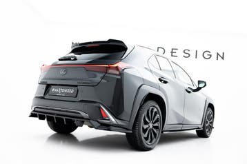 Maxton Diffuser Splitter Lexus UX F-Sport Mk1 - Rood, Auto diversen, Tuning en Styling, Verzenden
