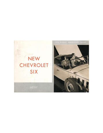 1932 CHEVROLET SIX PROGRAMMA BROCHURE ENGELS (VS), Boeken, Nieuw, Chevrolet, Author
