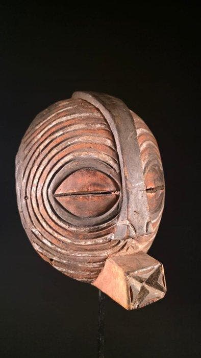 houten masker - Luba - DR Congo, Antiek en Kunst, Kunst | Niet-Westerse kunst