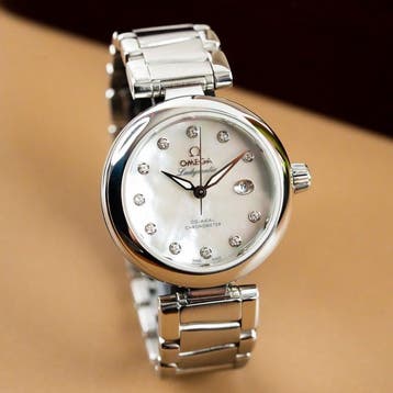 Omega - De Ville Ladymatic Diamond MoP Dial -, Nieuw