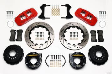 Wilwood AERO4 Rear P-Brake Kit 14.00in Drill Red 2005-2014, Ophalen of Verzenden, Nieuw