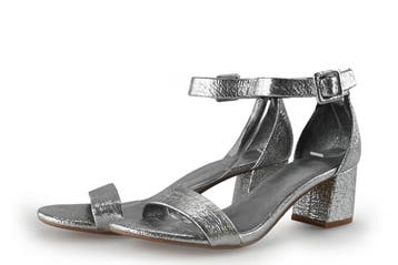 Sacha Sandalen in maat 40 Zilver, Kleding | Dames, Schoenen, Overige kleuren, Verzenden, Sandalen of Muiltjes, Zo goed als nieuw
