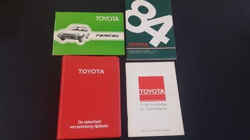 1984 Toyota Tercel Boordmap Nederlands (compleet!), Verzenden