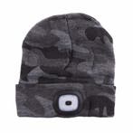 Benson LED Beanie Muts - Camouflage - Verstelbare Lichtst..., Ophalen of Verzenden, Nieuw