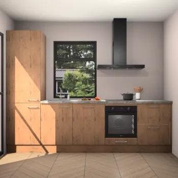 Astoria Eiken Boedapest 123104, Huis en Inrichting, Keuken | Complete keukens, Verzenden, Nieuw