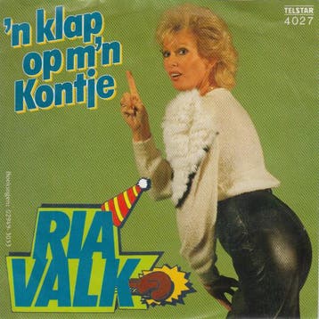 vinyl single 7 inch - Ria Valk - n Klap Op Mn Kontje, Verzenden, Zo goed als nieuw, 7 inch, Nederlandstalig