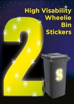 licht weerkaatsende huisnummer stickers, getal, cijfer neon, Nieuw