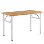 Eettafel bureau 120x60x75 - 76,4 cm opvouwbaar verstelbaar b, Verzenden, Nieuw