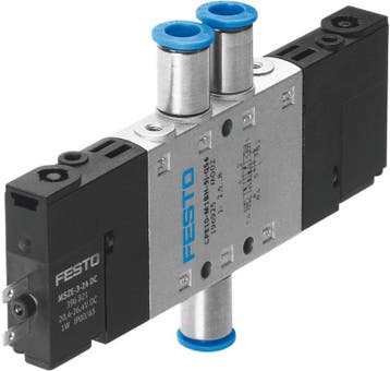 Festo 5/2 Bistabiele Lucht Magneetventiel QS-4 180L/Min -, Verzenden, Nieuw