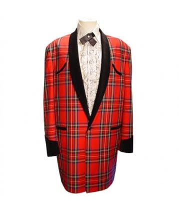 Drape Jacket Red Tartan-52 (NL) / 42 (UK), Kleding | Dames, Ophalen, Nieuw