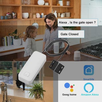 Slimme WIFI Deur Sensor - Anti-diefstal Alarm met App Meldin, Verzenden, Nieuw