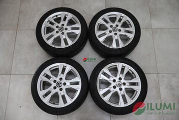 Velgen Mazda 3 17 Cali 225/45R17 5X114.3 7J ET55, Verzenden, Gebruikt, Banden en Velgen