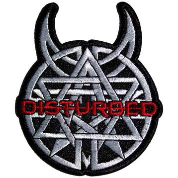 Disturbed - Logo - Patch, Ophalen of Verzenden, Nieuw, Kleding