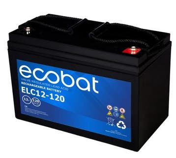 Ecobat AGM VRLA Light Cycle accu | ELC12-120 | 12V 120Ah, Auto-onderdelen, Accu's en Toebehoren, Ophalen of Verzenden, Nieuw