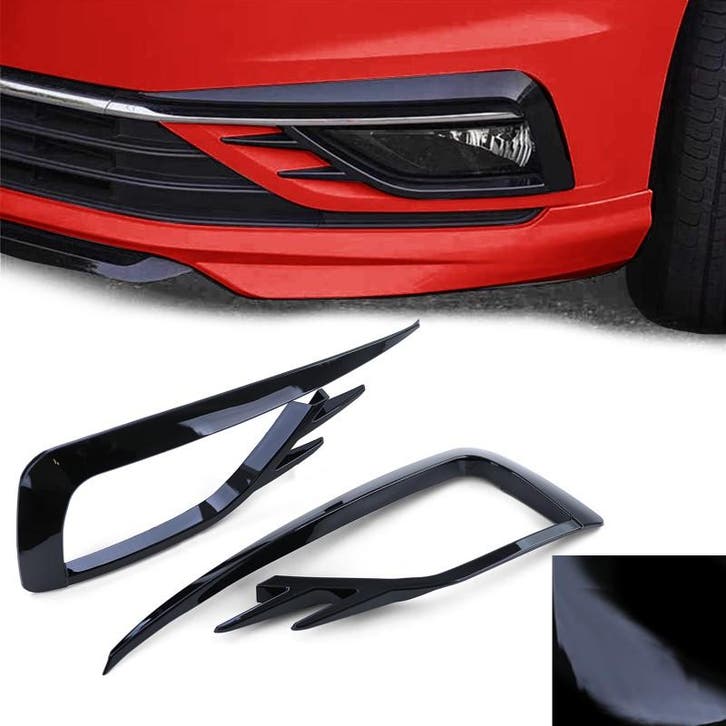 Grill-covers VW Golf VII 17-20, GTI-Look glans zwart, Auto-onderdelen, Carrosserie en Plaatwerk, Ophalen of Verzenden