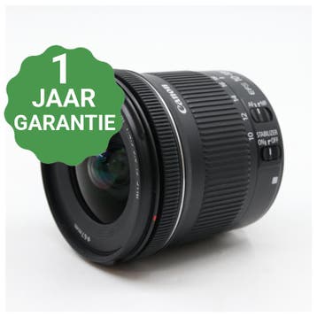 10% korting | Canon EF-S 10-18mm f/4.5-5.6 IS STM, Audio, Tv en Foto, Verzenden, Gebruikt