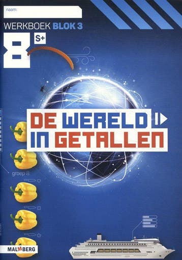 De wereld in getallen Groep 8 blok 3 S+ Werkboek, Boeken, Schoolboeken, Verzenden, Gelezen