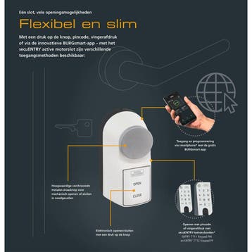 Burg-Wächter secuENTRY 7700  active slim motorslot, Verzenden, Nieuw