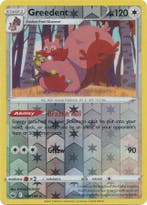 Greedent 128/198 reverse holo Chilling Reign, Ophalen of Verzenden, Nieuw, Losse kaart, Foil