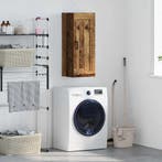 vidaXL Wandkast Oud Hout 34,5 x 34 x 90 cm Bewerkt hout, Huis en Inrichting, Kasten | Buffetkasten, Minder dan 50 cm, Verzenden