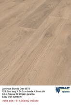 24CM EXTRA BREDE EASY CLICK LAMINAAT 7 X KLEUR €12,95m2, Crème, 75 m² of meer, Nieuw, 24cm brede 