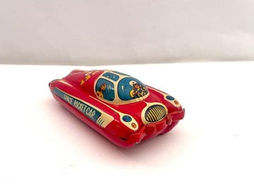 Masudaya - Blikken speelgoed - Space Rocket Car X -