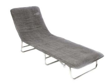 Bo Camp badstof stoelhoes gepolsterd xl grijs, Caravans en Kamperen, Kampeeraccessoires, Nieuw