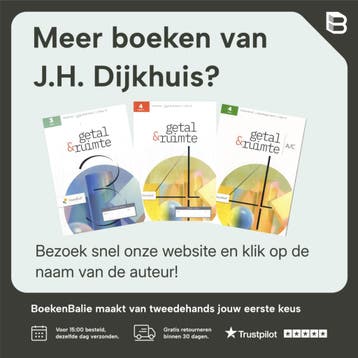 Getal & Ruimte 11e ed leerboek vwo B deel 4 - J.H. Dijkhuis, Verzenden, Gelezen, J.H. Dijkhuis