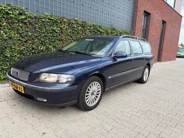 Volvo V70 2.4 170PK AUT 2001 Blauw, Traction-control, Beige, Blauw, Stationwagon