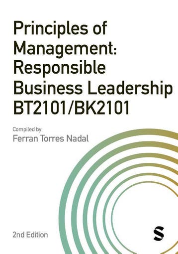 Principles of Management Responsible Business  9781529673234, Zo goed als nieuw