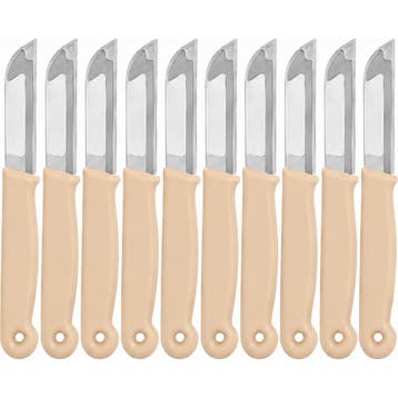 Solingen Schilmesje – RVS Glad – 16 cm met Blade Cover, Ophalen of Verzenden, Nieuw, Rvs of Chroom