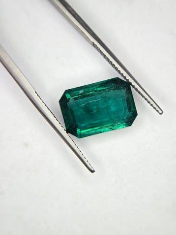 Zonder minimumprijs Groen Smaragd - 9.44 ct - Lotus Gemology, Nieuw