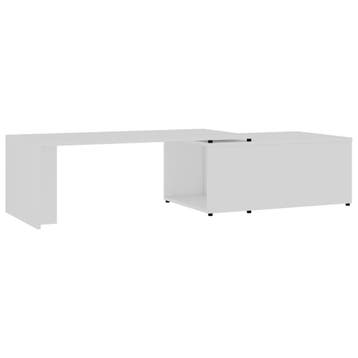 Design Bijzettafel Wit | Tweedekansje | OP=OP, Huis en Inrichting, Tafels | Salontafels, Gebruikt, 150 tot 200 cm, Modern, Rechthoekig