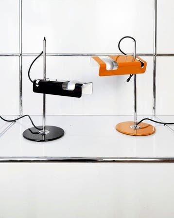 Oluce - Joe Colombo - Tafellamp - spin - Metaal, Aluminium -