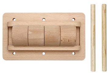 Go Handmade Houten Roller - 17 x 16,5 x 4 cm - Onderstel v, Ophalen of Verzenden, Nieuw