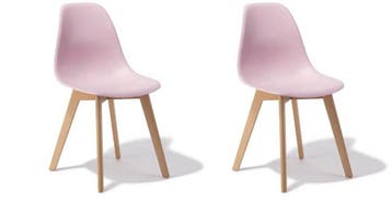 KITO Stoelen Roze | Beukenhouten Poten | Laatste Stuks!, Twee, Overige kleuren, Nieuw, Ophalen of Verzenden