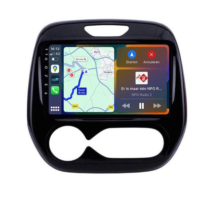 Renault Captur AC Navigatie Radio Apple Carplay Android Auto, Auto diversen, Autoradio's, Nieuw, Ophalen of Verzenden