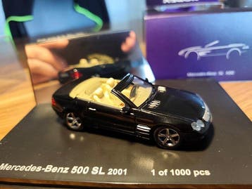Norev 1:43 - Model cabriolet - Mercedes-Benz 500 SL 2001 -, Nieuw