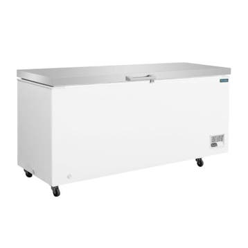 Vrieskist met RVS deksel & wielen | 581 L | -18°C tot -25.., Verzenden, Nieuw in verpakking